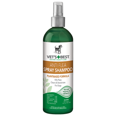Vet’s Best Natural Anti-Flea Easy Spray Shampoo (16 oz)